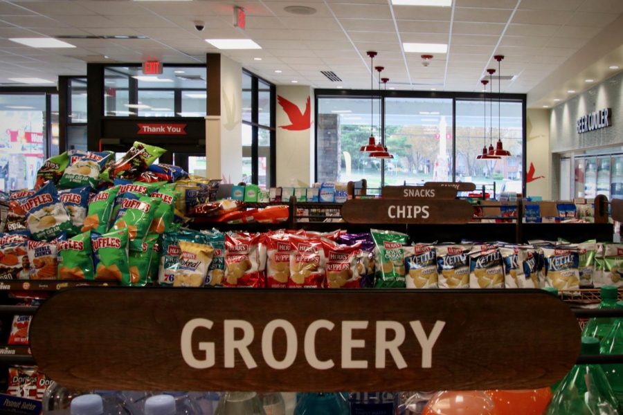 Along with a variety of snack and grocery options, this Wawa includes a hot and cold beverage
bar. Photo by Bethany Brown.