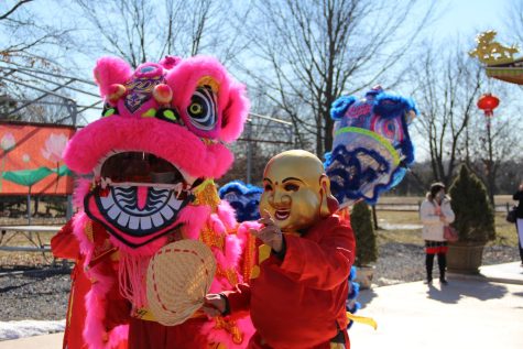 Dragon dancing is a popular performance during Lunar New Year. Photo by Huy Huynh.
