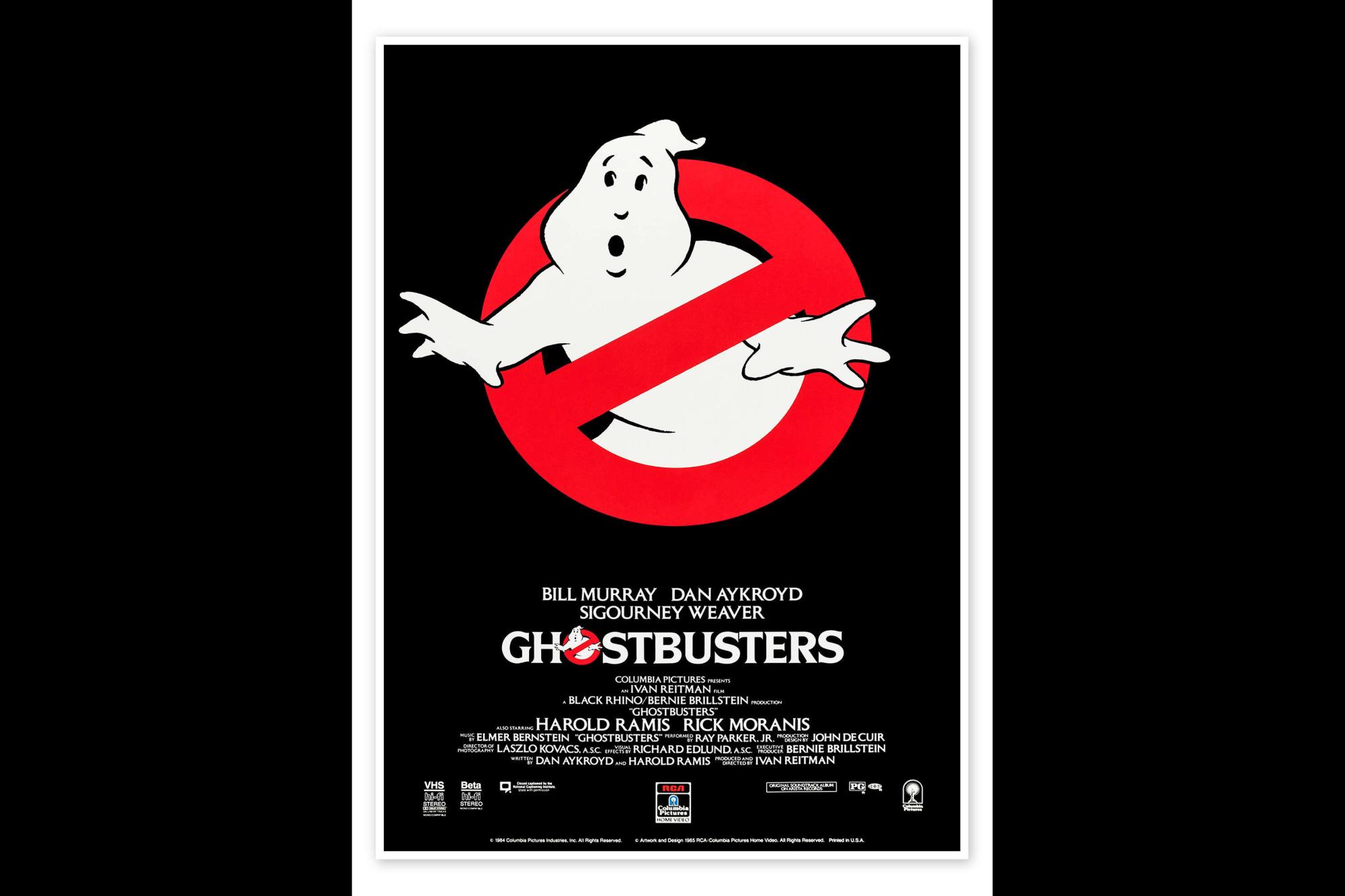 Ghostbusters movie poster courtesy of IMDb.