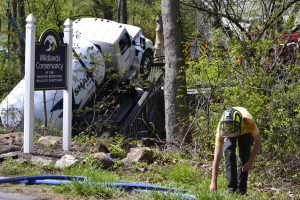 On Apr. 29, propane truck collapses on a bridge at Wildlands Conservancy due to exceeding the five ton weight limit. 