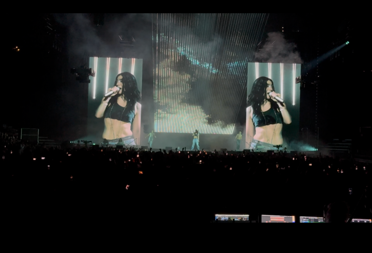 Lorde performing “Green Light” at Xfinity Mobile Arena on Sept. 30. Photo by Jessi Hahn.